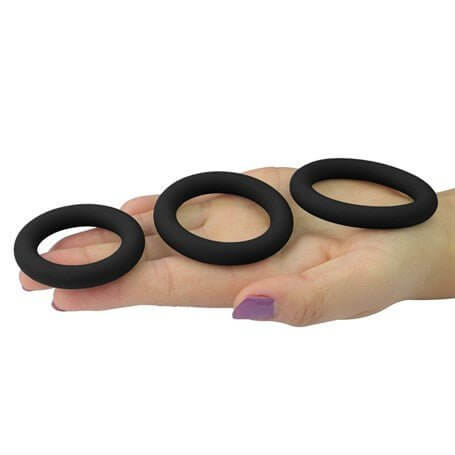 3'lü Silikon Penis Halkası - LV443001
