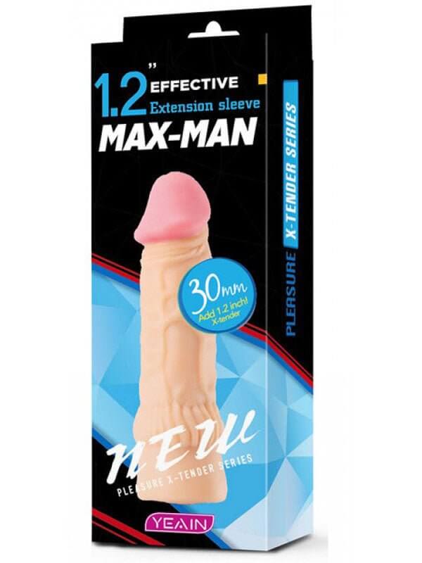 Max Man 30mm Dolgulu Penis Kılıfı YN0051 - C-YN0051
