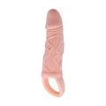 13,5 cm 3 cm Dolgu Uzatmalı Titreşimli Penis Kılıfı Prezervatif Vibratör - B1190