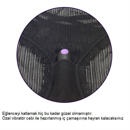 7 Fonksiyonlu Çamaşır İçi Uzaktan Kumandalı Vibratör - LV770201