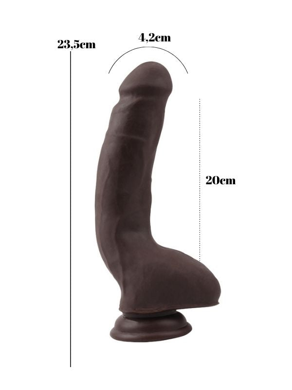 Carnal Pleasure Melez 23.5cm Kıkırdaklı Gerçekçi Dildo - C-CH7809
