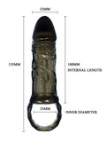 Censan 10 cm Zenci Penis Kılıfı - C-7605