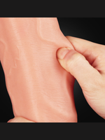 Censan 12 İnç Dual Layered Platinum Silicone Cock - C-LV411012