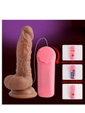 Censan 13.4 Cm Kablolu Kumandalı Dildo Vibratör - C-7889