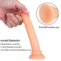 Censan 15CM Testissiz Gerçekçi Anal Dildo - C-7430