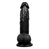 Censan 19CM Gerçekçi Siyah Dildo Yapay Penis - C-7433-S