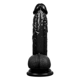 Censan 19CM Gerçekçi Siyah Dildo Yapay Penis - C-7433-S