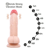 %15 İndirimli - Censan 19CM Gerçekçi Ten Rengi Dildo Penis - CA-7433