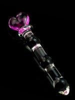 CENSAN 20 cm Bou011fumlu Cam Dildo - C-7532