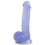 Censan 23CM Mor Renk Dildo Penis - C-7425-M