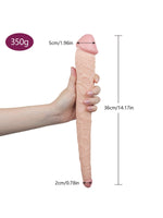 Censan 36 CM Çift Taraflı Lezbiyen Dildo - C-7435