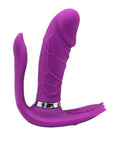 Censan 3’ü 1 Arada Uzaktan Kumandalı Giyilebilir Clitoris ve G-Spot Titreşimli Vibratör - C-7683