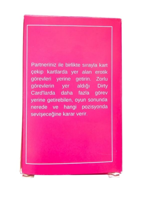 Censan 50 Parça Erotik Görev Kartları – Çiftler İçin Özel Oyun Seti - C-0102