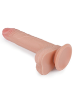 Censan 7 İnç Dual layered Platinum Silicone Cock Dildo - C-LV4001