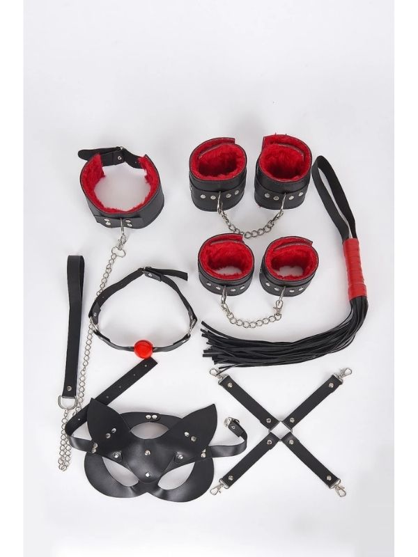 Censan 8 Parçalı Kırmızı Fetiş Set - CA-C-MM0607