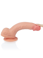 Censan 8.5 İnç Dual layered Platinum Silicone Cock Ten Dildo - C-LV4003