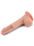 Censan 8.5 İnç Dual layered Platinum Silicone Cock Ten Dildo - C-LV4003