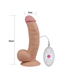 Censan 8.5 İnç The Ultra Soft Dude Vibrating Realistik Vibratör - C-LV1093