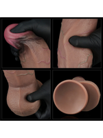 Censan 9.5 İnç Dual Layered Silicone Cock XXL - C-LV411061