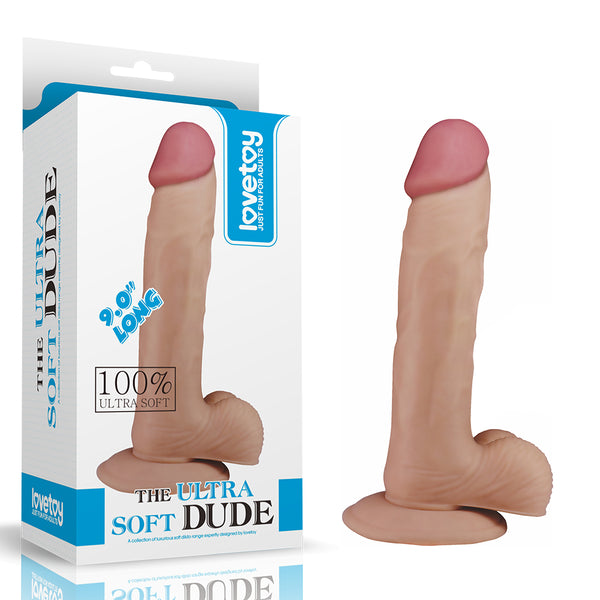 Censan 9İnç The Ultra Soft Dude Dildo - C-LV1086