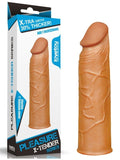 Censan Add 1" Pleasure X Tender Penis Sleeve Brown - C-LV1050B