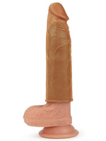 Censan Add 1" Pleasure X Tender Penis Sleeve Brown - C-LV1050B