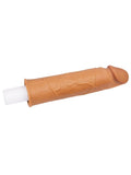 Censan Add 1" Pleasure X Tender Penis Sleeve Brown - C-LV1050B