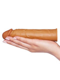 Censan Add 1" Pleasure X Tender Penis Sleeve Brown - C-LV1050B