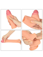 Censan Add 1.5 İnç Revolutionary Silicone Nature Extender Penis Kılıfı - C-LV4211