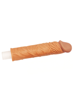 Censan Add 2" Pleasure X Tender Penis Sleeve Brown - C-LV1052Brown