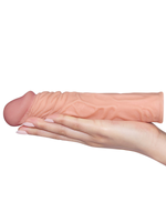 Censan Add 2" Pleasure X Tender Penis Sleeve Flesh - C-LV1052Flesh