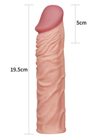 Censan Add 2" Pleasure X Tender Penis Sleeve Flesh - C-LV1052Flesh