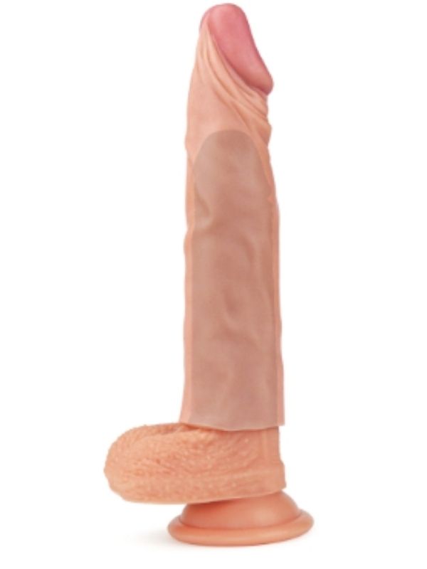 Censan Add 2" Pleasure X Tender Penis Sleeve Flesh - C-LV1053F