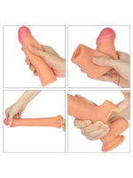 %15 İndirim – LoveToy Gerçekçi Doku 18 cm Uzunluğunda 5 cm Dolgulu Kılıf - CA-LV4213