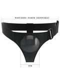 Censan Babby Harness Briefs Vantuzlu Dildo Vibratör Uyumlu Belden Bağlamalı Kemer - C-BW022086