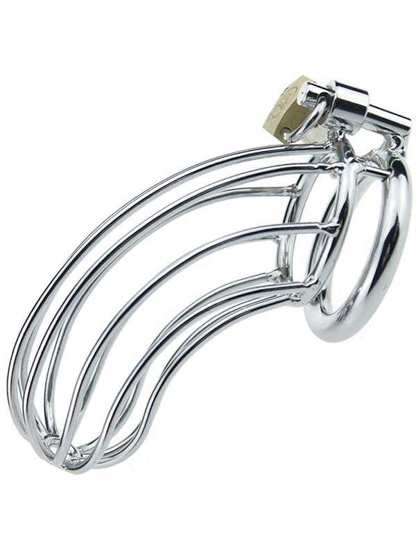 Censan BDSM Paslanmaz Çelik Penis Kafesi ModelNo2 - C-YN3075
