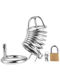 Censan BDSM Paslanmaz &Ccedil;elik Penis Kafesi ModelNo3 - C-YN3074