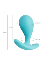 Censan Blob Anal Plug Mavi 5,5 cm - C-T357020