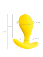 Censan Blob Anal Plug Sarı 5,5 cm - C-T357019