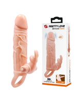 Censan Brave Man Gerçekçi Görünümlü Titreşimli Penis Kılıfı - C-BI026225Z