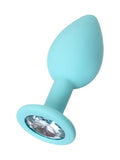 Censan Brilliant Anal Plug beyaz kristalli 7 cm 26 g - C-T357013