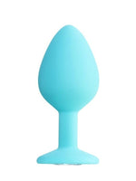 Censan Brilliant Anal Plug Mavi 8 cm 50 g - C-T357033