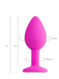 Censan Brilliant Anal Plug Pembe 8 cm 50 g - C-T357035