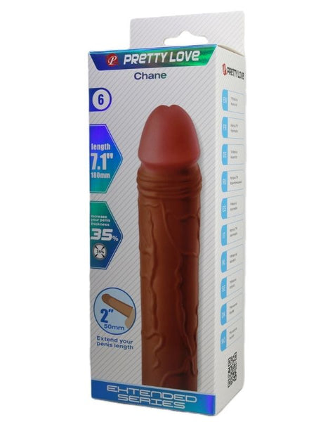 Censan Chane Gerçek Hissiyatlı Uzatıcı Penis Kılıfı Brown - C-BI0262541