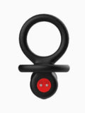 Censan Çift Penis Halkalı Titreşimli Prostat Masaj Aleti ve Dildo Vibratör - Geciktirici Etkili &amp; Testis Uyarıcı Esnek Silikon Anal Plug - C-MY-942