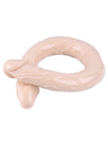 Censan Çift Taraflı Esnek Dildo 40 cm – Gerçekçi Dokulu Ten Renk - C-S011