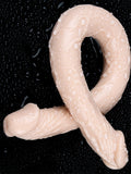 Censan Çift Taraflı Esnek Dildo 40 cm – Gerçekçi Dokulu Ten Renk - C-S011