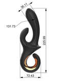 Censan Çift Uyarımlı Silikon Vibratör – G Noktası &amp; Klitoris Uyarıcı, Ergonomik Tasarım - C-MY-242
