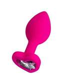 Censan Diamond Heart Anal Plug Pembe 7 cm 18 g - C-T357023