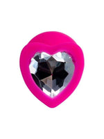 Censan Diamond Heart Anal Plug Pembe 8 cm - C-T357025